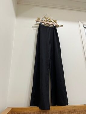 Good American Black Flare Pants
